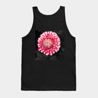 Pink and white dahlia designs Tank Top